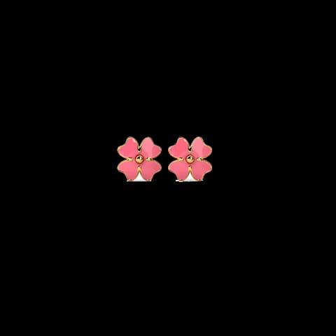 Cress Floret Kids' Gold Earrings Cress Floret Kids' Gold Earrings