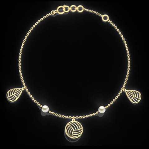 Aisha Cutout Charm Pearl Bracelet Aisha Cutout Charm Pearl Bracelet